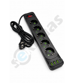 Slapta IP kamera elektros ilgiklyje