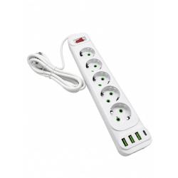 Slapta IP kamera elektros ilgiklyje balta