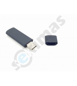 Slaptas diktofonas USB raktas su garso aktyvacija